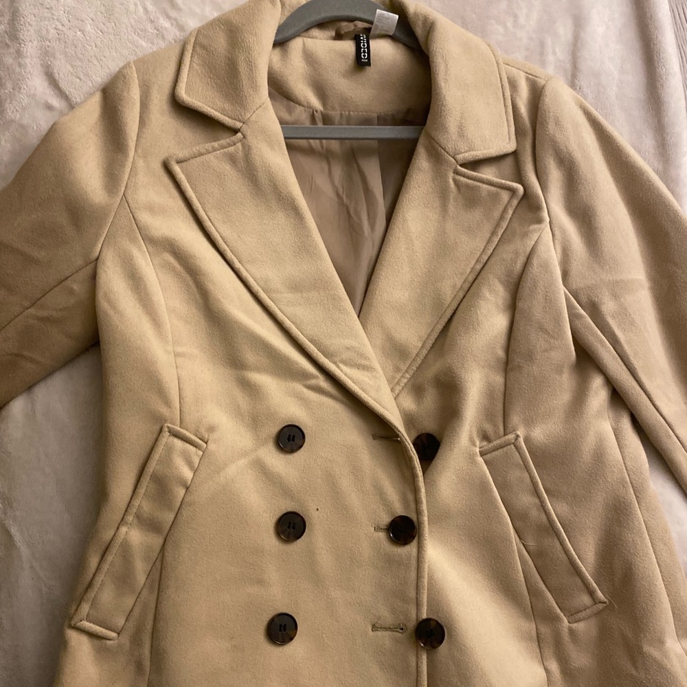 Tan H&M coat